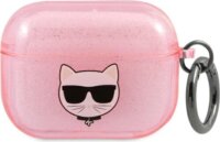 Karl Lagerfeld Choupette Head Apple AirPods 3 tok - Rózsaszín