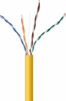 Cablexpert U/UTP CAT5e Installációs kábel 305m - Sárga