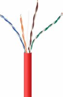 Cablexpert U/UTP CAT5e Installációs kábel 305m - Piros