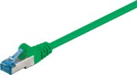 Goobay S/FTP CAT6a Patch kábel 15m - Zöld