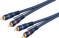 Goobay 50175 2x RCA apa - 2x RCA apa Kábel (5m)