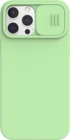 Nillkin CamShield Silky Apple iPhone 13 Pro Max Magsafe Szilikon Tok - Mentazöld