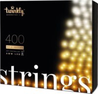 Twinkly Strings TWS400GOP Kül-/Beltéri LED fényfüzér 20m - Állítható fehér