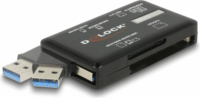 Delock 91758 USB 3.0 Külső kártyaolvasó