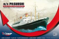 Mirage Hobby m/s Piłsudski személyszállító hajó műanyag modell (1:500)