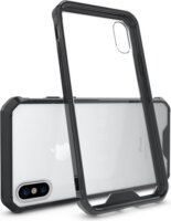 Gigapack Apple iPhone X/XS Műanyag Tok - Átlátszó/Fekete