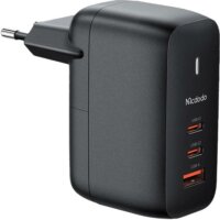 Mcdodo CH-0291 USB-A/2x USB-C Hálózati töltő - Fekete (65W)