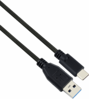 Iris CX-168 USB-A apa - USB-C apa 3.1 Adat és töltőkábel - Fekete (1m)