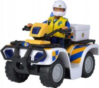 Simba Sam, a tűzoltó rendőrségi quad kiegészítőkkel - Fehér/sárga