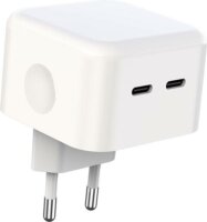 XO L102 2x USB-C Hálózati töltő - Fehér