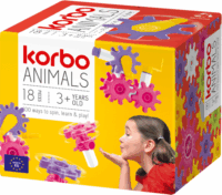 Korbo Animals 18 darabos Mechanikai Oktató készlet