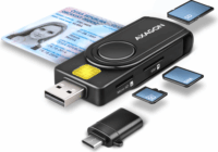 Axagon CRE-SMP2A Multi USB 2.0 ID card kártyaolvasó
