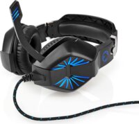 Nedis GHST250BK Vezetékes Gaming Headset - Fekete