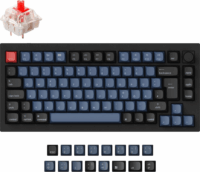 Keychron Q1 Knob Vezetékes Mechanikus (Gateron Red) Gaming Billentyűzet - Német