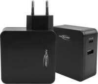 Ansmann 247PD USB-C / USB-A Hálózati töltő - Fekete (45W)