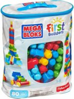 Mattel Mega Blocks 80 darabos építő készlet - Kék