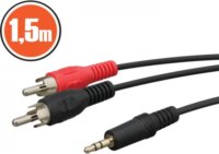 Delight 3,5 jack/2RCA audio kábel 1,5m