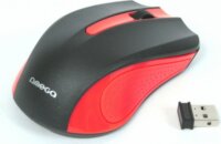 OMEGA mouse OM-419 WIRELESS 2,4GHz 1000DPI RED