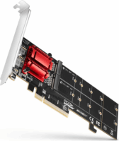 Axagon PCEM2-ND 2x belső NVME M.2 port bővítő PCIe kártya