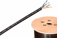 PRC UTP CAT5e Kültéri installációs kábel 100m - Fekete