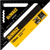 DeWalt DWHT25227-0 Derékszögű háromszög vonalzó - 18cm