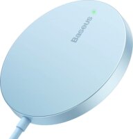 Baseus Simple Mini3 Mágneses Wireless Töltő - Kék (15W)