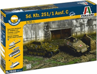 Italeri Sd.Kfz.251/1 Ausf.C lövészpáncélos műanyag modell (1:72)