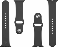 Tactical 456 Apple Watch S1/S2/S3/S4/S5/S6/S7/S8/S9/SE Szilikon Szíj 38/40/41mm - Fekete