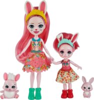Mattel Enchantimals: Testvérbabák állatkákkal - Bree és Bedelia Bunny