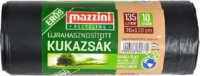 Mazzini Erős Újrahasznosított szemeteszsák 135 l (10 db / tekercs) - Fekete