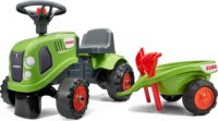 Falk Baby Claas lábbal hajtós traktor - Világoszöld