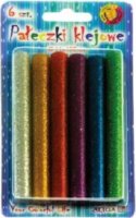 Aliga FDA2773 11mm Glitteres Ragasztórúd - Színes glitteres (6db/csomag)