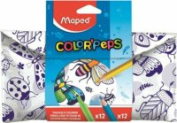 Maped Color'Peps színezhető tolltartó - Mintás