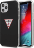 Guess Triangle Logo Apple iPhone 12/iPhone 12 Pro Tok - Fekete