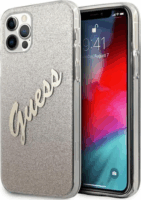 Guess Glitter Gradient Script Apple iPhone 12/12 Pro Tok - Arany/Mintás