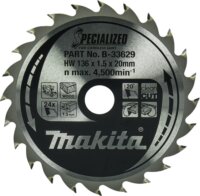 Makita B-33629 Fa Körfűrészlap Ø 136mm 24 fog