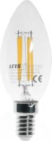 Iris Filament FLCT35 Candle LED izzó 4W 360lm 3000K E14 - Meleg fehér