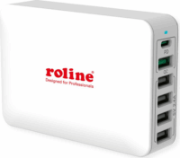 Roline 19.11.1055-10 USB-C / 5x USB-A Hálózati töltő - Fehér (60W)