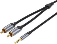 Vention BCNBF 2x RCA apa - 3.5mm apa Jack Kábel (1m)