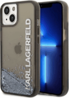 Karl Lagerfeld Liquid Glitter Elong Apple iPhone 14 Plus Tok - Fekete/Mintás