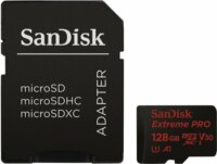 Sandisk 128GB Extreme Pro microSDXC UHS-I CL10 Memóriakártya + Adapter