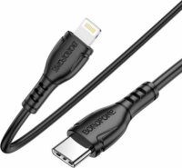 Borofone BX51CTOL USB-C apa - Lightning apa Adat és töltő kábel - Fekete (1m)