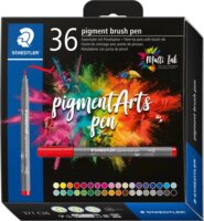 Staedtler MultiInk Pigment Arts Ecsetirón készlet - Vegyes színek (36 db / csomag)