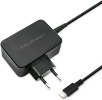 Qoltec 51024 USB-C Hálózati töltő - Fekete (65W)