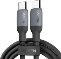 Ugreen 15282 USB-C apa - USB-C apa 2.0 Adat és töltő kábel - Fekete (0.5m)
