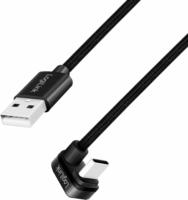 Logilink CU0193 USB-A apa - USB-C apa 2.0 Adat és töltő kábel - Fekete (2m)