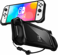 Spigen Rugged Armor Nintendo Switch OLED Védőtok - Fekete