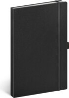 Realsystem Vivella 130 × 210mm Pontozott notesz - Fekete