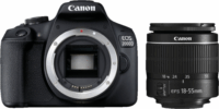 Canon EOS 2000D Digitális fényképezőgép + EF-S 18-55 DC III objektív - Fekete