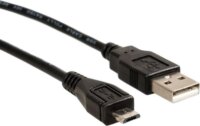 Maclean MCTV-746 USB-A apa - micro USB apa 2.0 Adat és töltő kábel - Fekete (3m)